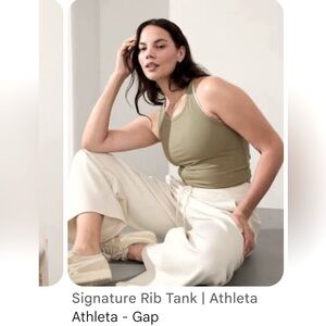 NWT Athleta Signature Rib Tank